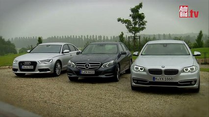 Comparativa Audi A6, Mercedes Clase E y BMW Serie 5