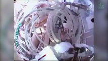 Un incident interrompt la sortie dans l'espace de cet astronaute