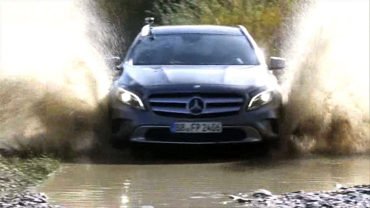primera prueba del Mercedes GLA