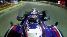 Ricciardo con Red Bull en las calles de Sri Lanka