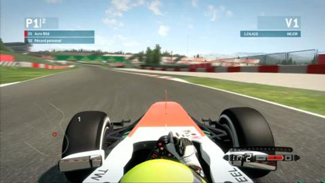 Vuelta rápida GP de España F1 2014