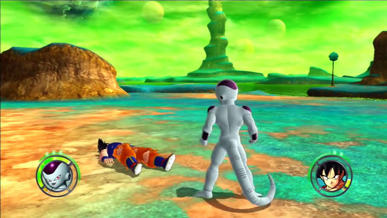 Dragon Ball Raging Blast 2 : Gohan Joven SSJ VS Freezer - Linea Temporal Muy Alternativa Y EPICA !