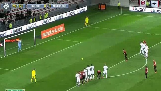 Ben Arfa H. (Penalty) goal - Nice 1 - 1	Angers - 15-01-2016