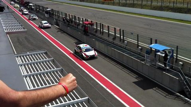WTCC 2014 pole Spa
