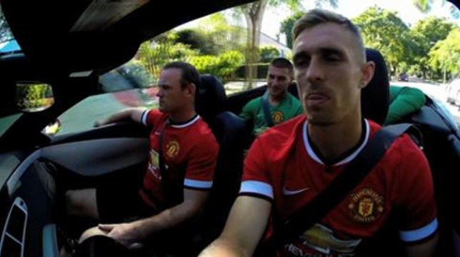 Manchester United de paseo en Beverly Hills con Chevrolet