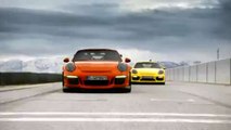 Nuevo Porsche 911 GT3 RS contra el Cayman GT4