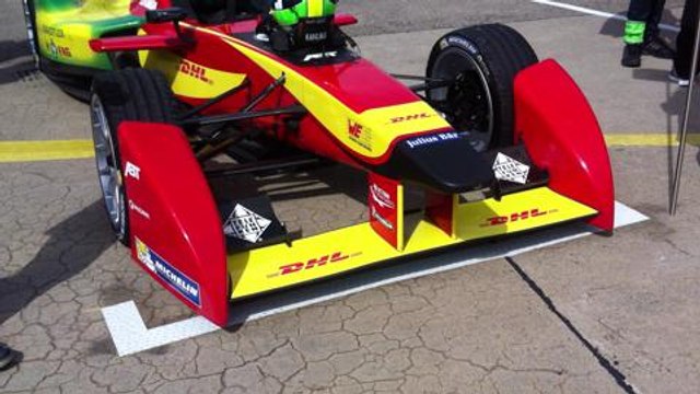 Coche de Fórmula E en Berlín