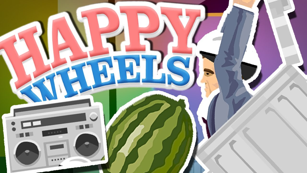 DanTDM Happy Wheels  I AM TRASHCAN MAN!!