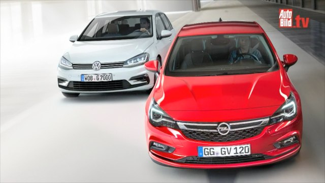 Opel Astra contra Volkswagen Golf