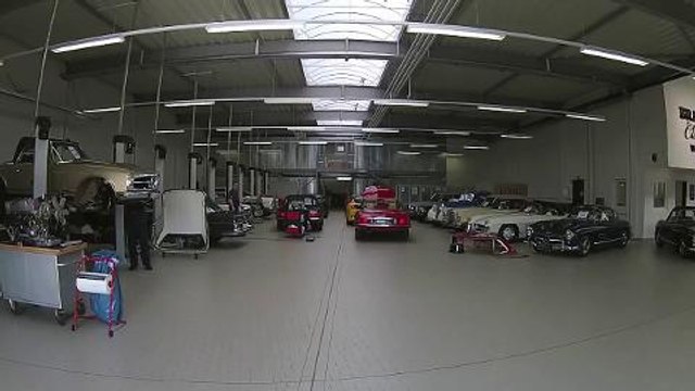 Factoría de Brabus Classic a vista de dron