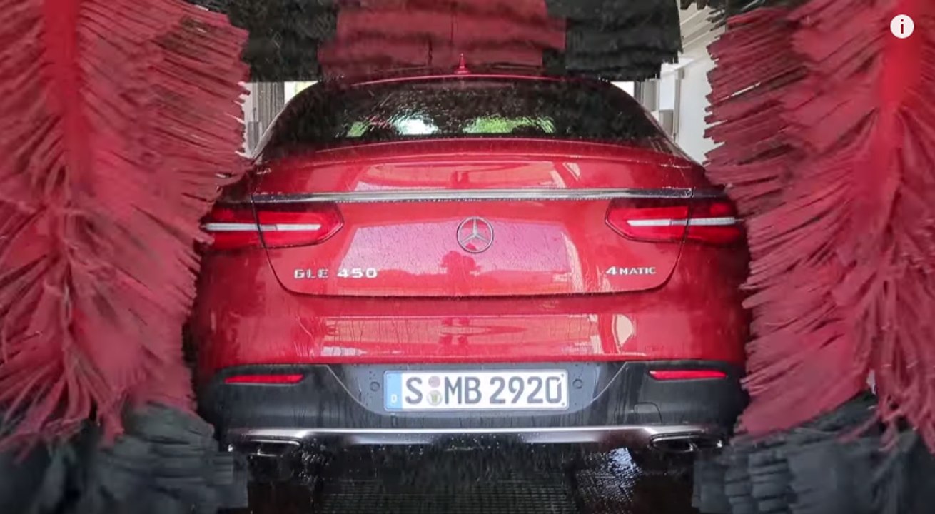Mercedes-Benz GLE Coupé en la costa báltica