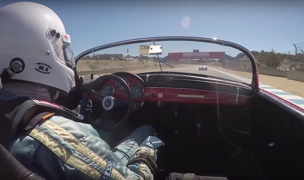 Rennsport Reunion – Onboard en el Porsche Speedster 356 A
