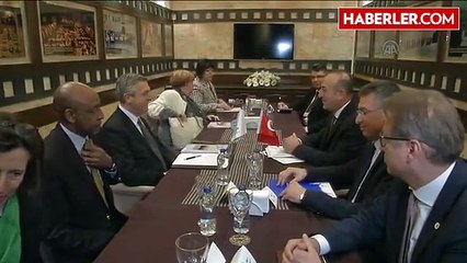 Çavuşoğlu, BM Mülteciler Yüksek Komiseri Grandi ile Bir Araya Geldi