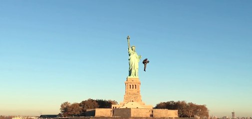 Sobrevuela Nueva York con una mochila voladora
