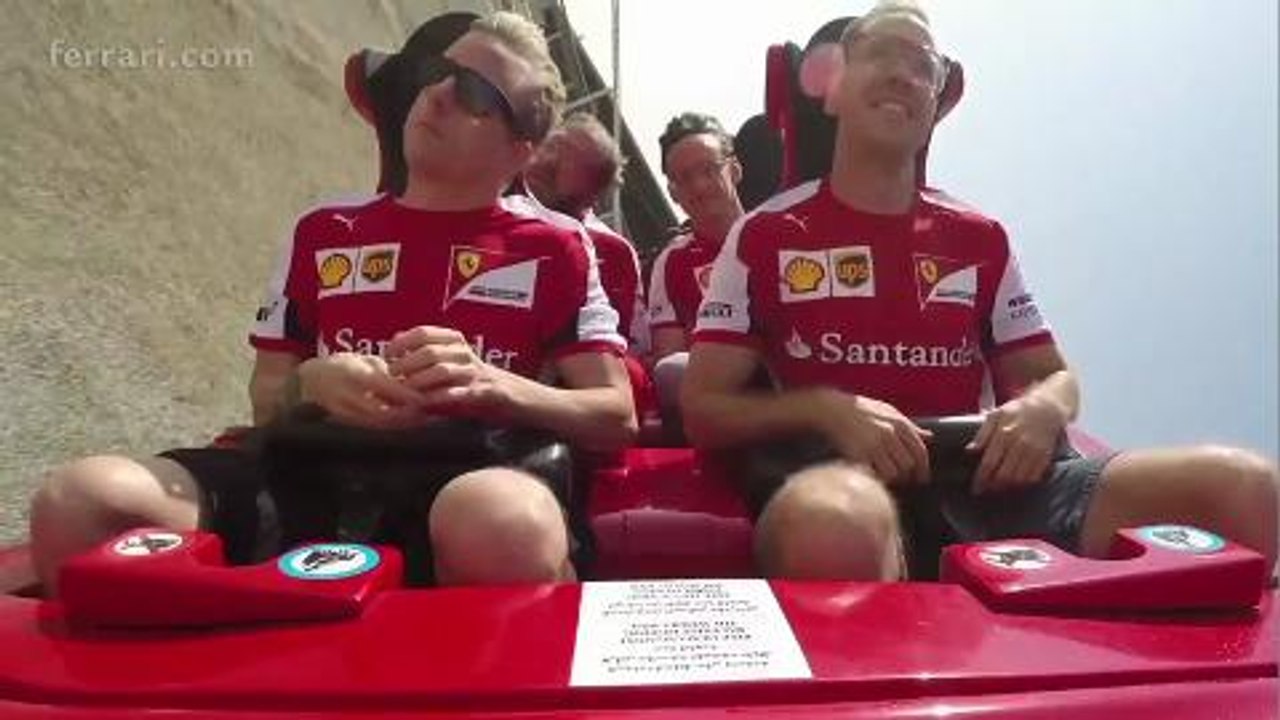 Desert lions at the Ferrari World Abu Dhabi