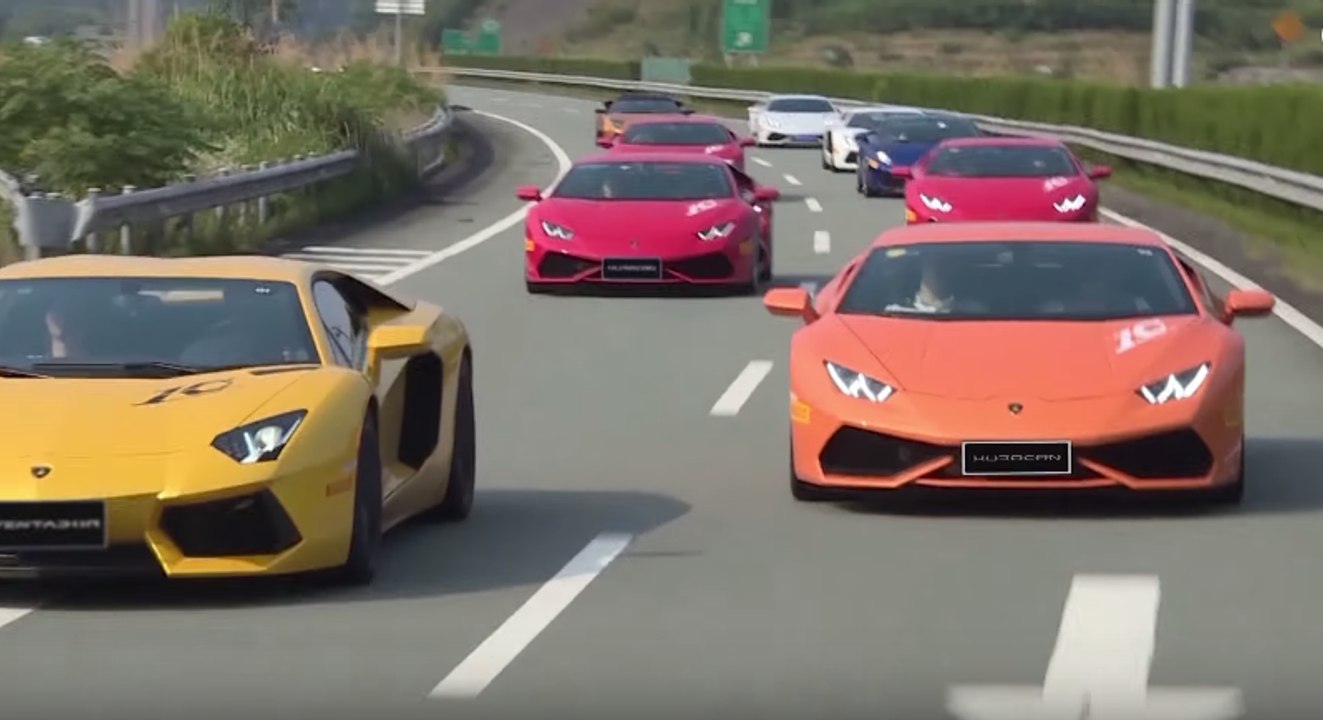 Lamborghini Tour China 2015