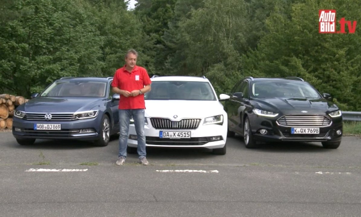 Comparativa Skoda Superb vs VW Passat vsFord Mondeo