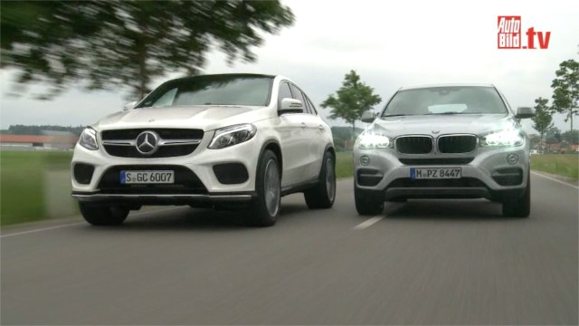 BMW X6 vs Mercedes GLE Coupe