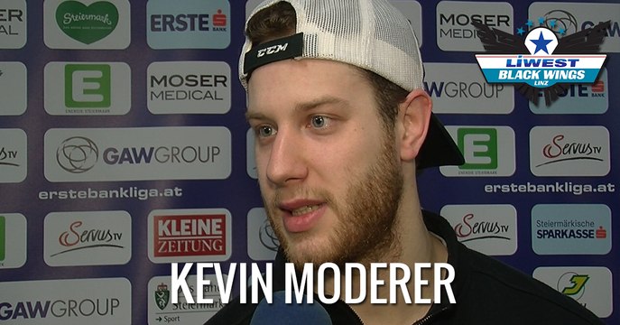 Es zeigt, dass man auch mit jungen Österreichern spielen und gewinnen kann - Kevin Moderer/Black Wings Linz