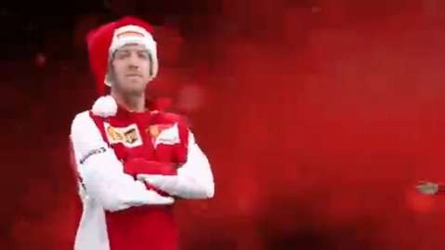 Santander F1 - Happy Holidays - Vettel-HD