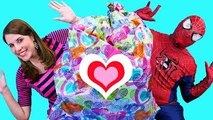 GIANT SURPRISE TOYS VALENTINES BAGS! Balloons, Blind Bags, Shopkins Toys & Barbie DisneyCa