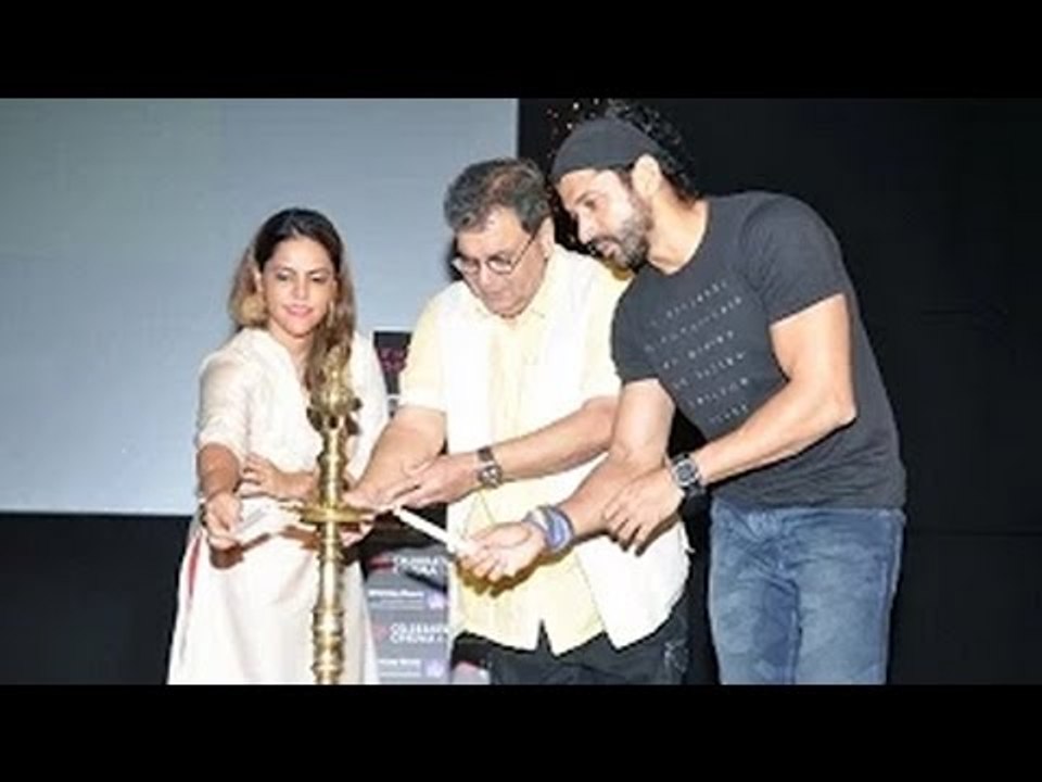 Farhan Akhtar Conducts A Masterclass With Subhash Ghai @ Whistling Woods