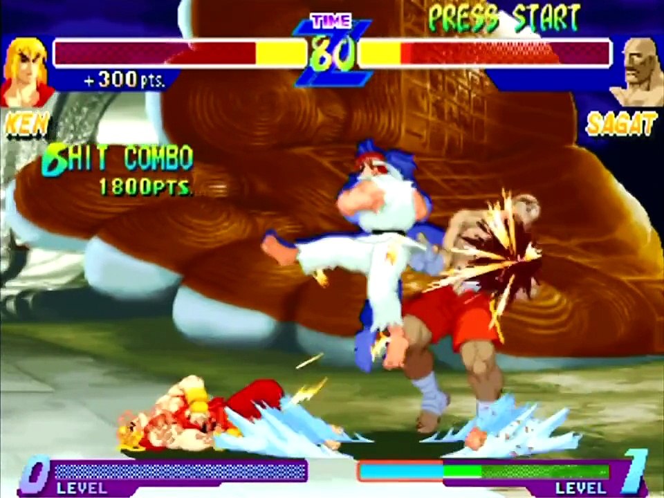 [ストリートファイターZERO/ALPHA] - ドラマチックバトル agito & skz6000r [BGMが!?]