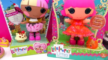 Num Noms Surprise Blind Bag Toy Unboxing & Lalaloopsy Spoons Waffle Cone Giggly Fruit Drop