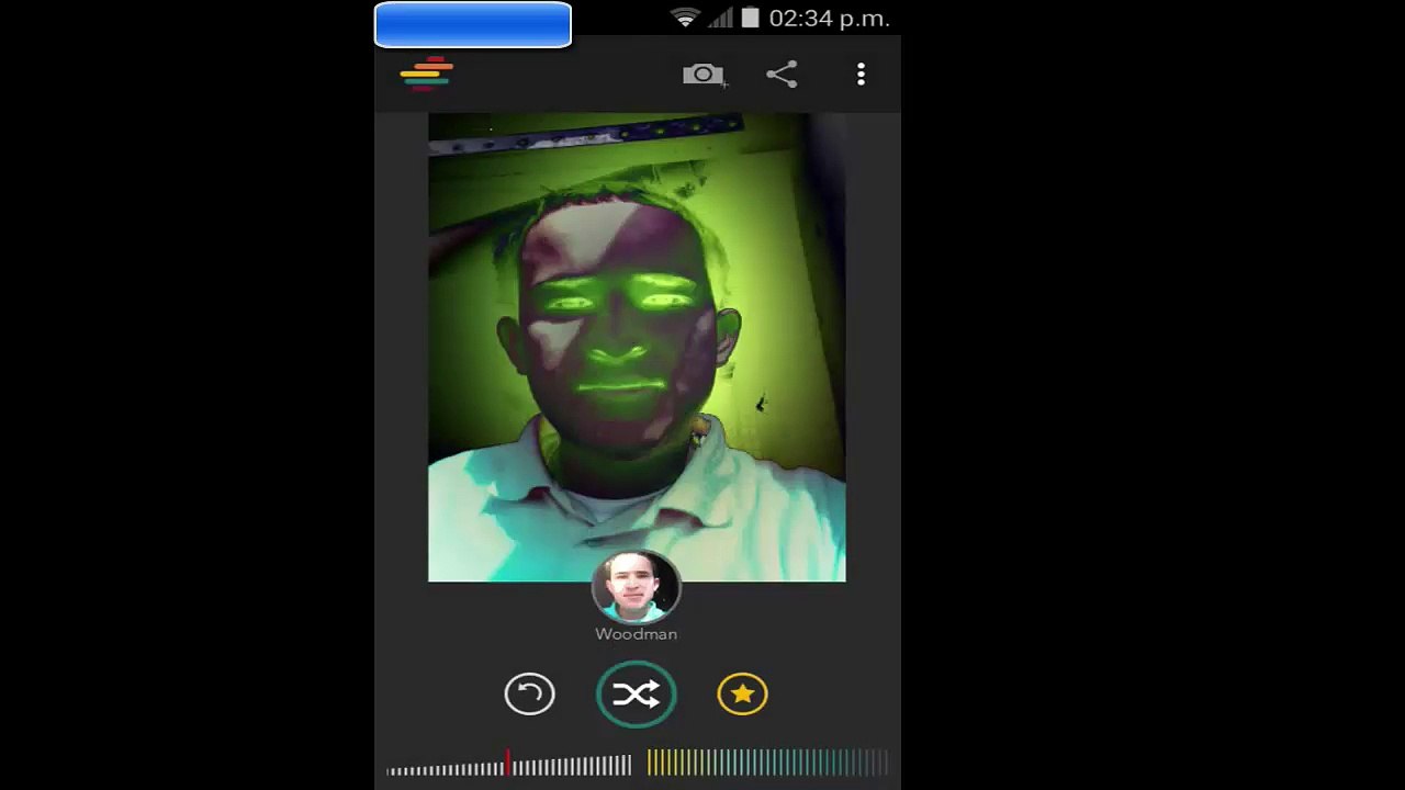 Shift app de filtro de fotos para Android