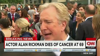 Actor Alan Rickman has died (FULL HD)