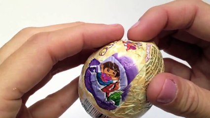 2 Surprise Eggs Dora The Explorer Unboxing