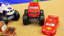 Disney Cars Lightning and Mater Teach Blaze and the Monster Machines the Art of Tractor Tipping