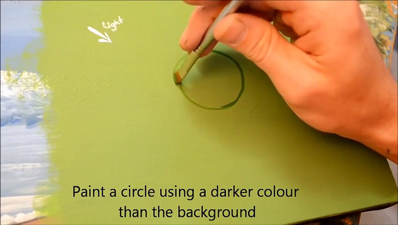 How to paint easy bubbles and water droplets - Time Lapse Demo by Lachri