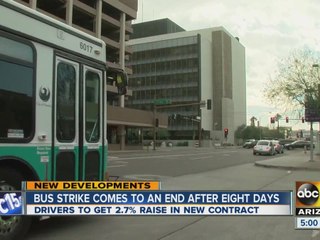 Phoenix bus strike comes to end after 8 days