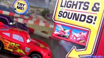 4 Cars Lights and Sounds 4-pack Diecast Disney Pixar Talking Toys review by Blucollection