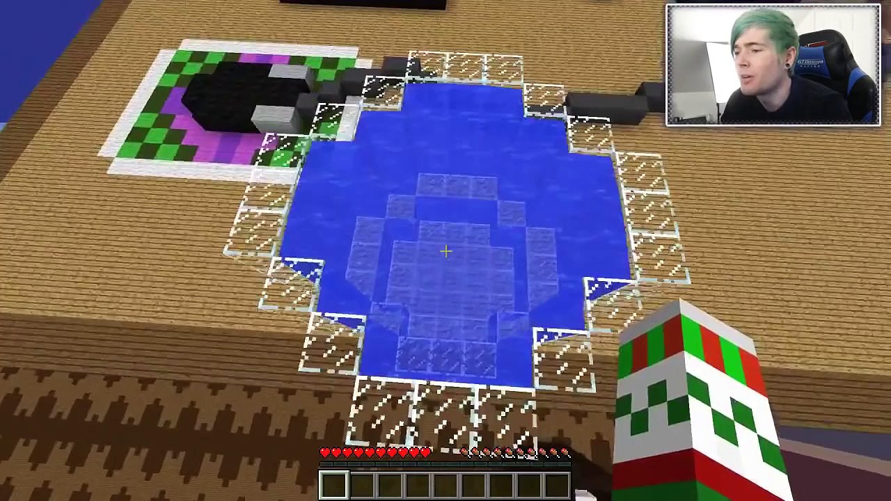 DanTDM Minecraft CHRISTMAS TREE DROPPER!! Tall Dropper Custom Map 1