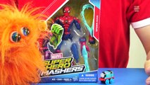 Spider-man Super Hero Mashers from Marvel Make Iron Man Hulk and many Others mashed together