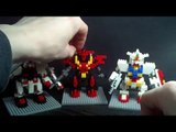 Micro (Nano) Block: RX-78 2 Gundam and Astray Red Frame Review