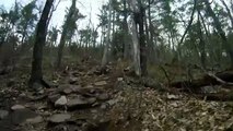 Offroading on Rubicon Jeep Wrangler in silver Lake Dunes Michigan USA HQ