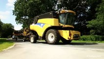 BIG HARVEST / New Holland Combines CR9080 / Fendt Traktoren / Getreide / AgrartechnikHD