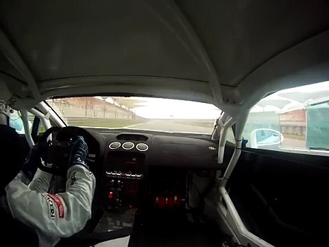 Egoista Car battling Ferrari at Race City Canada High Definition