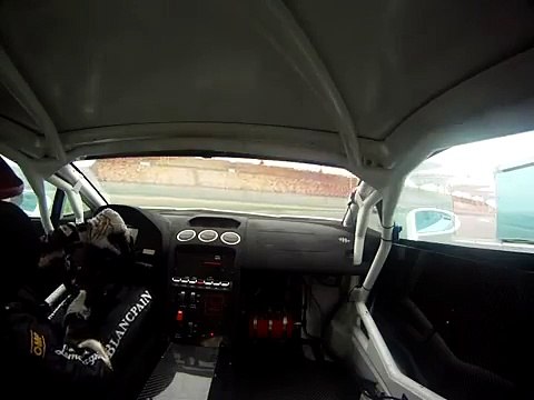 Lamborghini Gallardo drifting Castrol Raceway Go Pro Hero