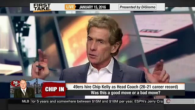 ESPN First Take Today (1/15/2016) 49ers hire Chip Kelly as Head Coach