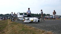 TRANSALL C 160 GIGANTIC SCALE RC AIRLINER MODEL FLIGHT WINDY DAY / RC Airshow Gatow 2015
