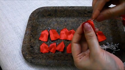 D.I.Y. Satin Ribbon Flower Headband