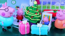 Christmas with Peppa Pig! Toys English Episode 2 George and the Car Toy Present by The Kid