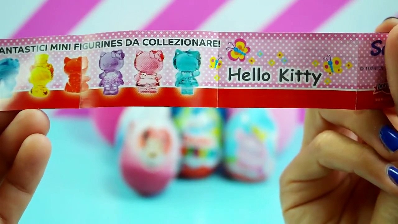 Spiderman Hello Kitty Play Doh Kinder Surprise Eggs Peppa Pig Frozen