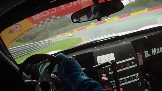 Supertrofeo Racing Porsche on Norschleife racetrack Go Pro Black Editon