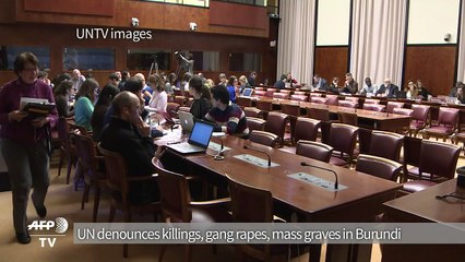 UN denounces killings, mass graves and gang rapes in Burundi