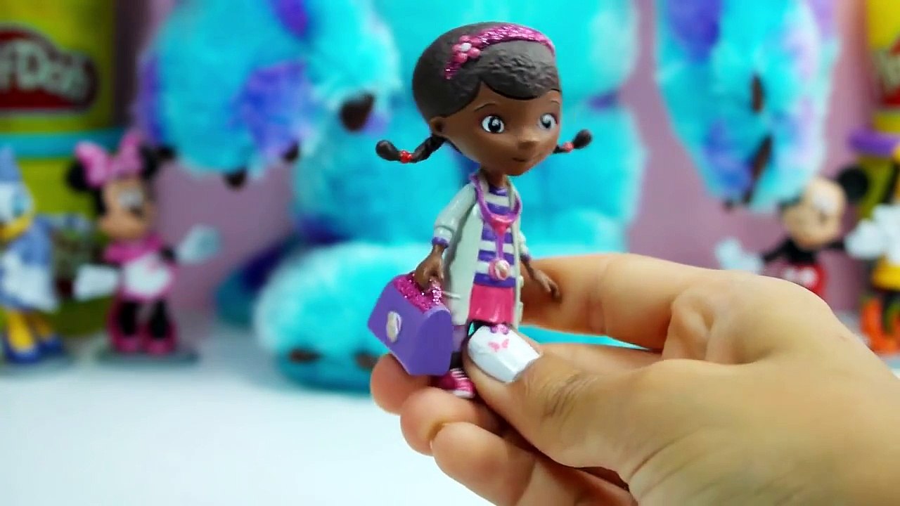 Disney Doc Mcstuffins Toy Unboxing Play Doh Videos Doctora Juguetes.
